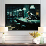 Masterpiece Nighthawks By Edward II - Landscapes Canvas Wall Art