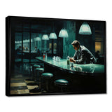 Masterpiece Nighthawks By Edward II - Landscapes Canvas Wall Art