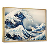 Masterpiece The Great Wave Of Kanagawa IV - Landscapes Canvas Wall Art