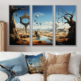 Masterpiece The Persistence Of Memory Surrealism II - Multi-Panels