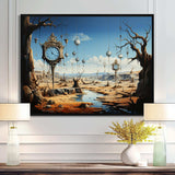 Masterpiece The Persistence Of Memory Surrealism II - Landscapes Canvas Wall Art