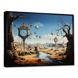 Masterpiece The Persistence Of Memory Surrealism II - Landscapes Canvas Wall Art