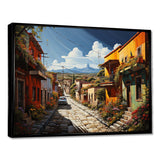 Mexico Mexican Fiesta City I - Landscapes Canvas Wall Art