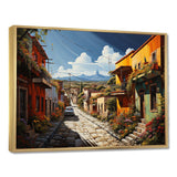 Mexico Mexican Fiesta City I - Landscapes Canvas Wall Art