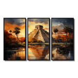 Mexico Sunset At Chichen Itza I - Multi-Panels