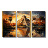 Mexico Sunset At Chichen Itza I - Multi-Panels