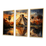 Mexico Sunset At Chichen Itza I - Multi-Panels
