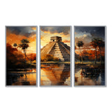 Mexico Sunset At Chichen Itza I - Multi-Panels