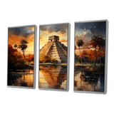 Mexico Sunset At Chichen Itza I - Multi-Panels