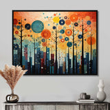 Colorful Mid Century Bold Breeziness III - Abstract Canvas Wall Art