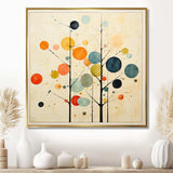 Beige Mid Century Minimalist Masterpiece - Abstract Canvas Wall Art