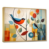 Green Mid Century Mod Nature III - Abstract Canvas Wall Art