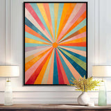 Colorful Mid Century Optical Serenade I - Abstract Canvas Wall Art