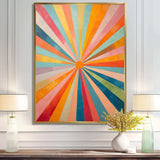 Colorful Mid Century Optical Serenade I - Abstract Canvas Wall Art