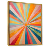 Colorful Mid Century Optical Serenade I - Abstract Canvas Wall Art