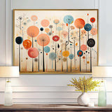 Colorful Mid Century Whimsical Wallpapers - Abstract Canvas Wall Art