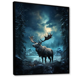 Blue Moose Celestial Journey - Moose Wall Decor