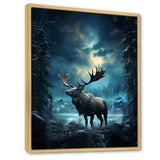 Blue Moose Celestial Journey - Moose Wall Decor