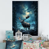Blue Moose Celestial Journey - Moose Wall Decor