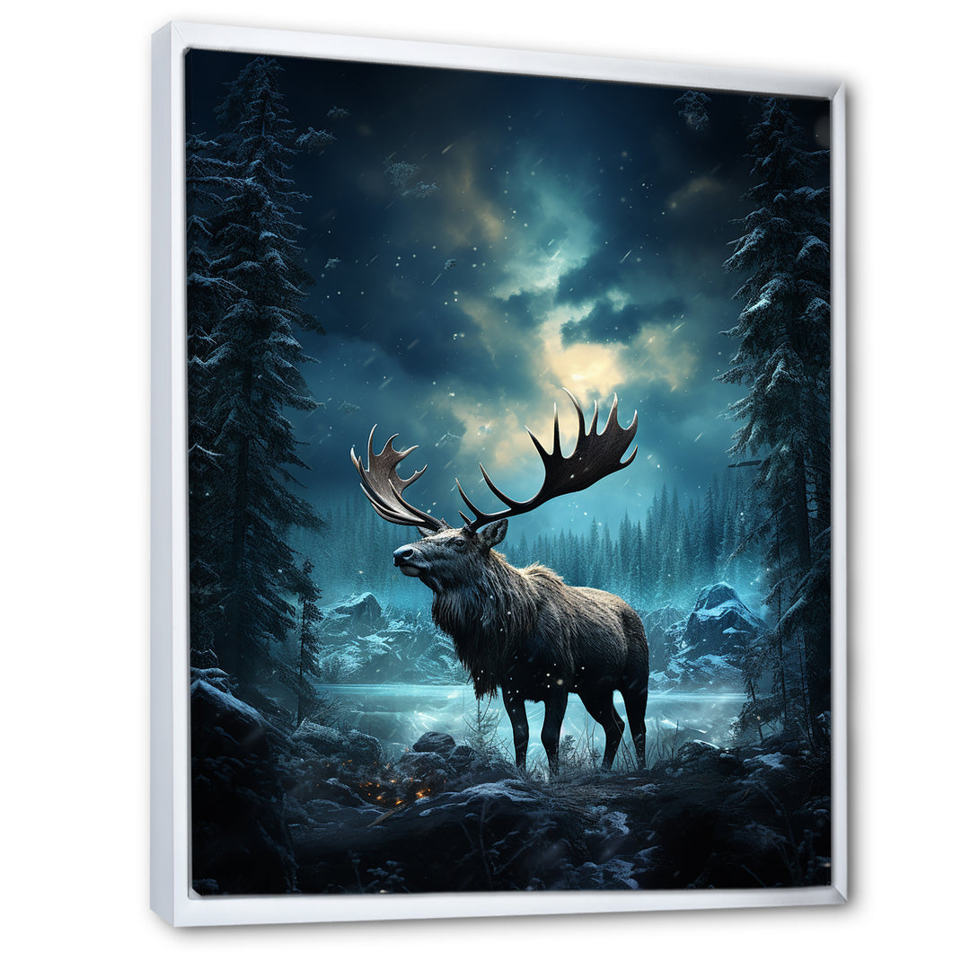 Blue Moose Celestial Journey - Moose Wall Decor