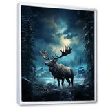 Blue Moose Celestial Journey - Moose Wall Decor