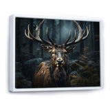 Black White Moose Portrait - Black Moose Wall Art