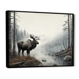 Grey Moose Tranquil Tones - Moose Home Decor Art