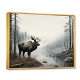 Grey Moose Tranquil Tones - Moose Home Decor Art