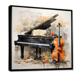 Music Melancholy Melodies Subdued - Music Canvas Wall Art