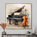 Music Melancholy Melodies Subdued - Music Canvas Wall Art