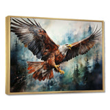 Native Art Spirit Of Eagle - People Canvas Wall Art