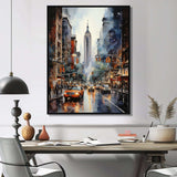 New York City That Never Sleeps II - Cityscapes Canvas Wall Art