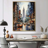 New York City That Never Sleeps II - Cityscapes Canvas Wall Art