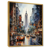 New York City That Never Sleeps II - Cityscapes Canvas Wall Art