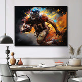 Football Spectacle Of - Sports Canvas Wall Art