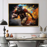 Football Spectacle Of - Sports Canvas Wall Art