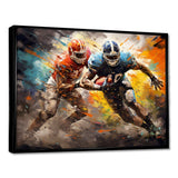 Football The Winning II - Sports Canvas Wall Art