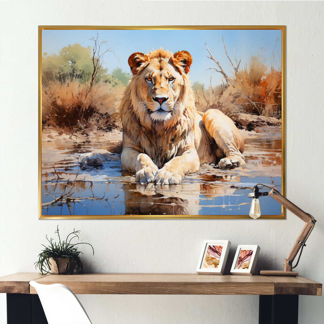 Okavango Harmony Create - Lion Home Decor Art