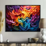 Opt Art Vibrant Illusions II - Abstract Canvas Wall Art