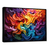 Opt Art Vibrant Illusions II - Abstract Canvas Wall Art