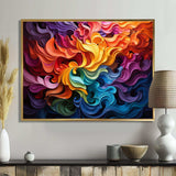 Opt Art Vibrant Illusions II - Abstract Canvas Wall Art