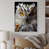 Grey Owl Animal Monochrome National - Owl Wall Decor