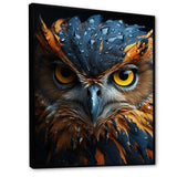 Brown Owl Animal Portrait - Owl Wall Decor