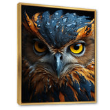 Brown Owl Animal Portrait - Owl Wall Decor