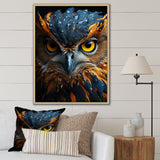 Brown Owl Animal Portrait - Owl Wall Decor