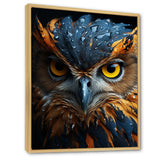 Brown Owl Animal Portrait - Owl Wall Decor