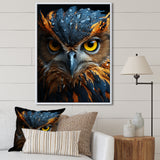 Brown Owl Animal Portrait - Owl Wall Decor