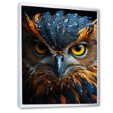 Brown Owl Animal Portrait - Owl Wall Decor