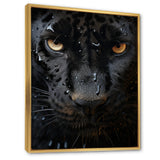 Black White Panther Abstract Encounter - Panther Wall Art Prints