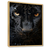 Black White Panther Abstract Encounter - Panther Wall Art Prints